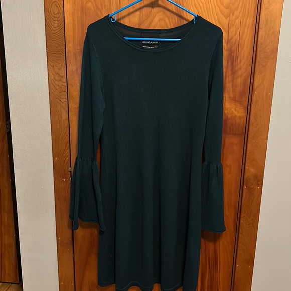 Cynthia Rowley Dresses & Skirts - Cynthia Rowley 100% Extrafine Merino Wool Bell Sleeve Dress